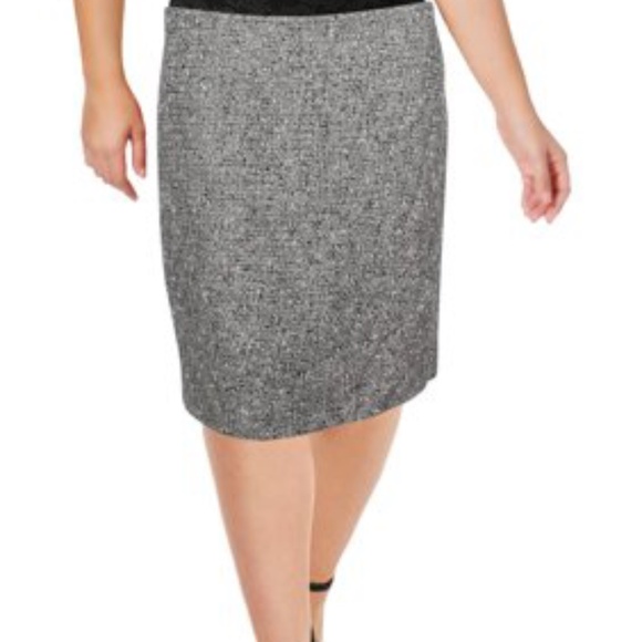 Lane Bryant Tweed Pencil Skirt Size 26 - Picture 1 of 5